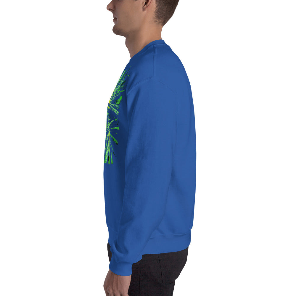 Seeded Flowering Cannabis Plant Unisex Sweatshirt