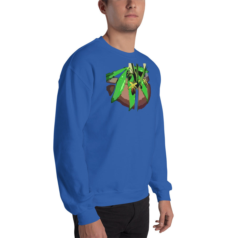 Male Flowering Cannabis Plant Unisex Sweatshirt