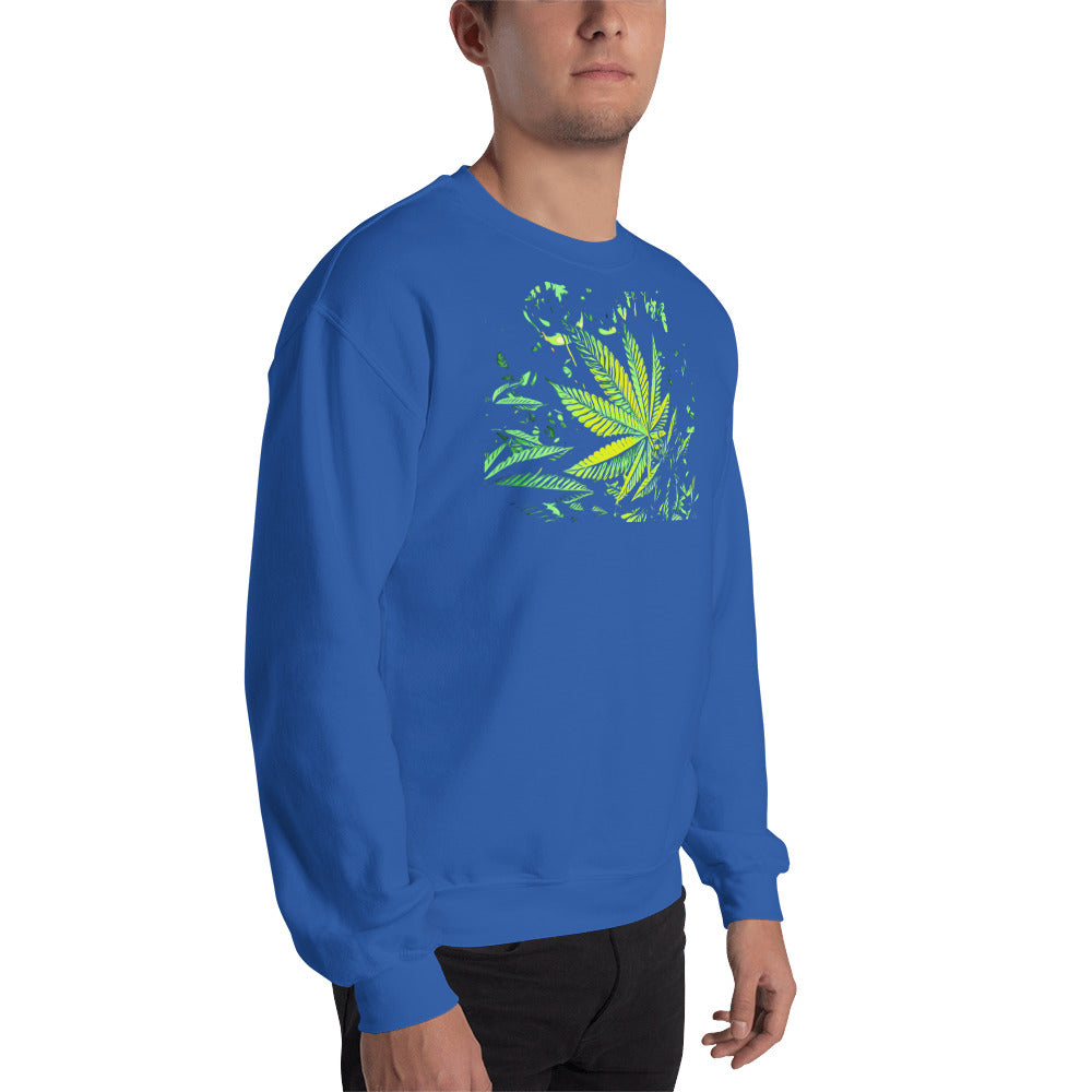 Big Cannabis Leaf Unisex Sweatshirt
