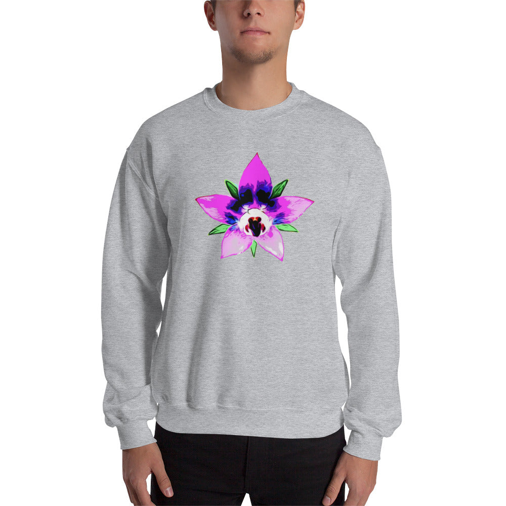 Pink Starflower Unisex Sweatshirt