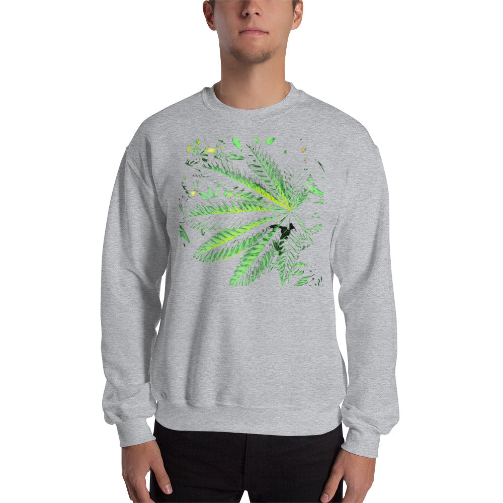 Biggest Cannabis Leaf Unisex Sweatshirt