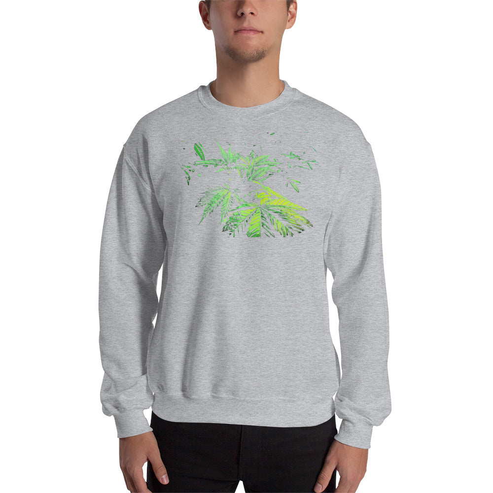 Praying Cannabis Plant Unisex Sweatshirt