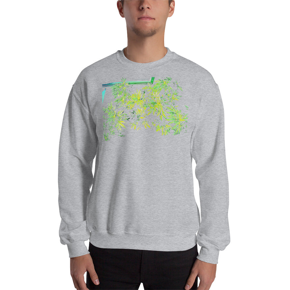 X Cannabis Plant Unisex Sweatshirt