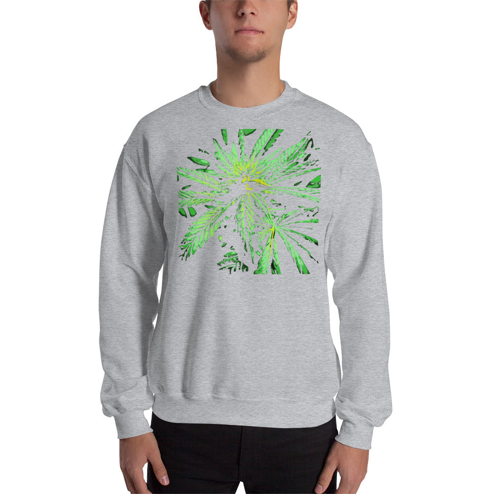 Seeded Flowering Cannabis Plant Unisex Sweatshirt