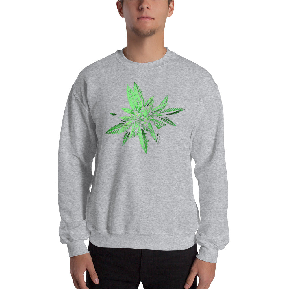 Target Leaf Cannabis Plant Unisex Sweatshirt