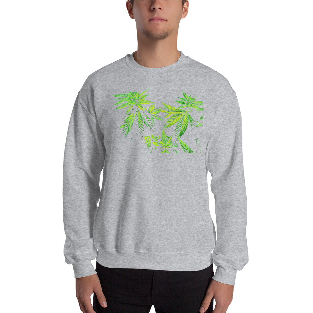 Vegetative Cannabis Plants Unisex Sweatshirt