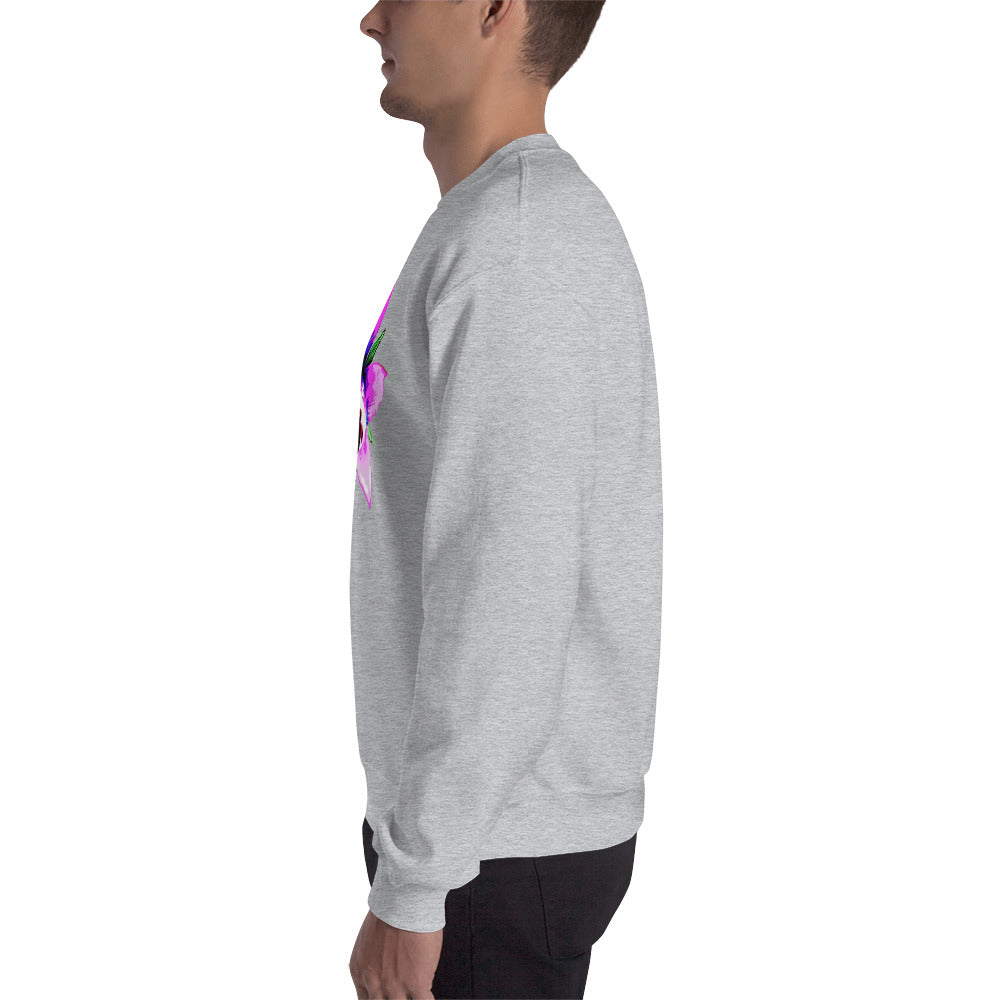 Pink Starflower Unisex Sweatshirt