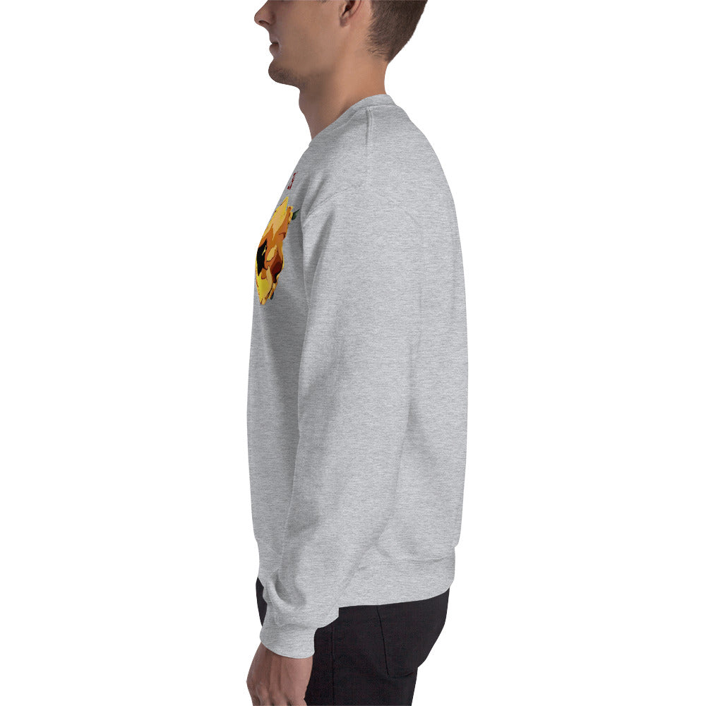 Yellow Tulip Flowers Unisex Sweatshirt