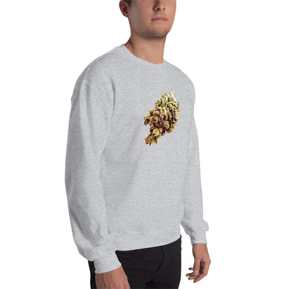 Homegrown Haze Cannabis Plant Unisex Sweatshirt
