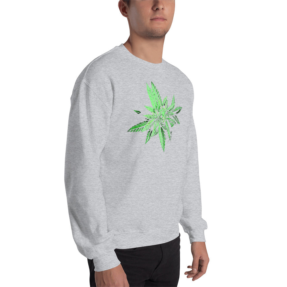 Target Leaf Cannabis Plant Unisex Sweatshirt