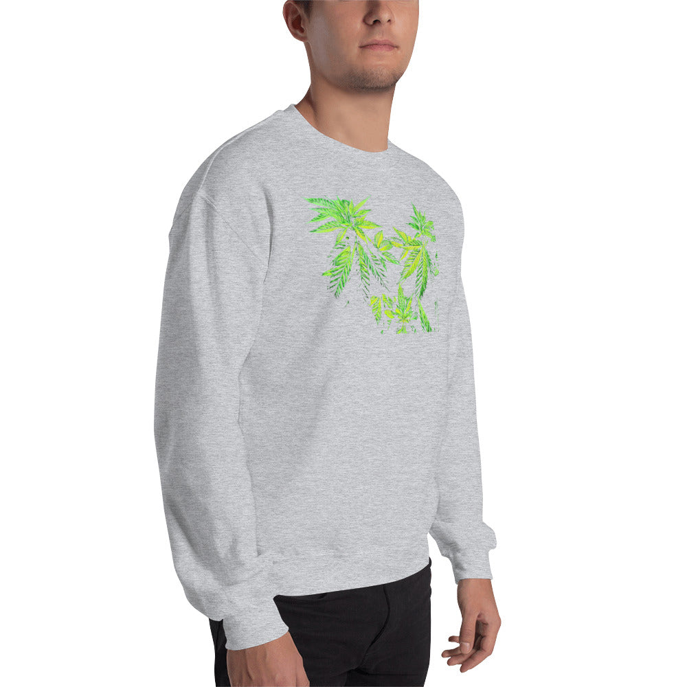 Vegetative Cannabis Plants Unisex Sweatshirt