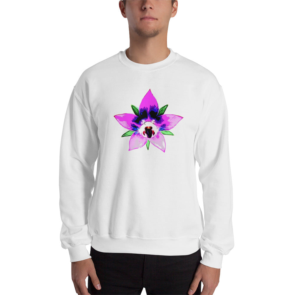 Pink Starflower Unisex Sweatshirt