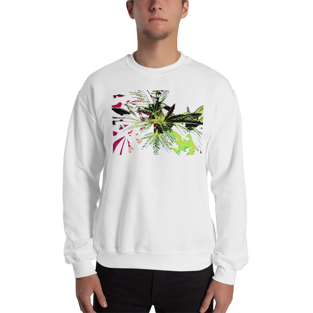 Happy's Special Blend Cannabis Plant Unisex Sweatshirt