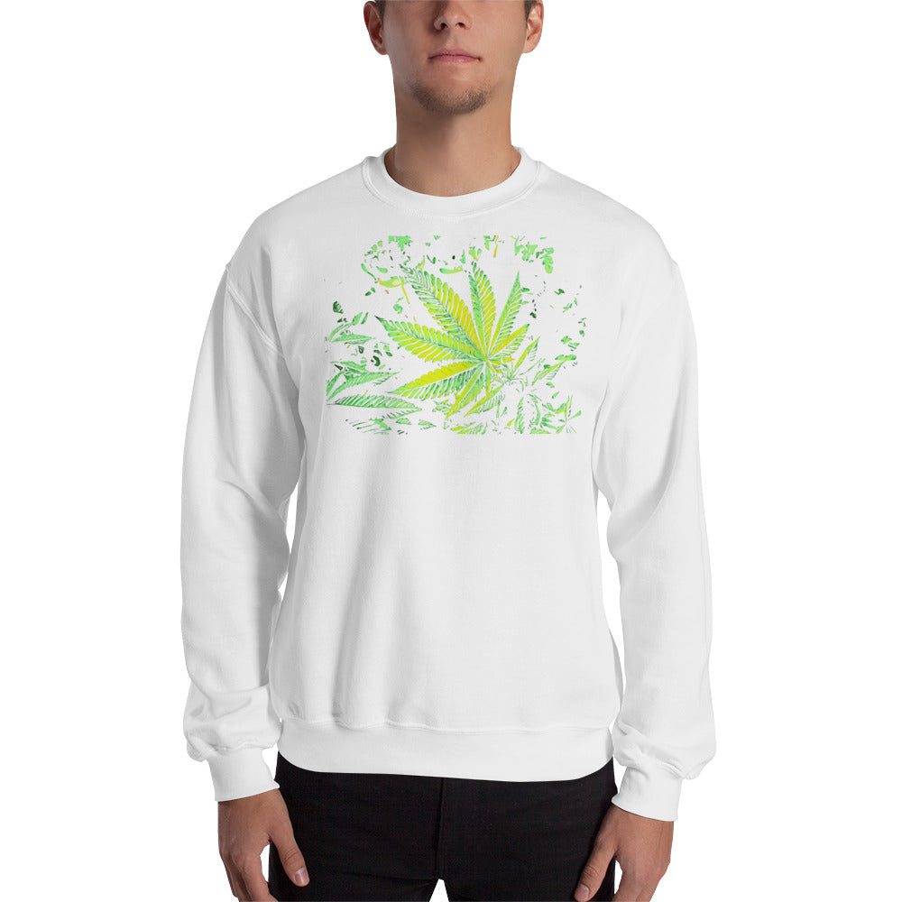 Big Cannabis Leaf Unisex Sweatshirt