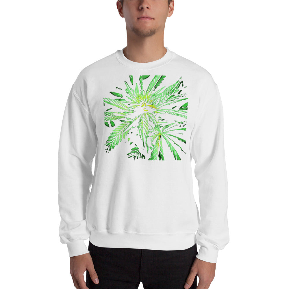 Seeded Flowering Cannabis Plant Unisex Sweatshirt