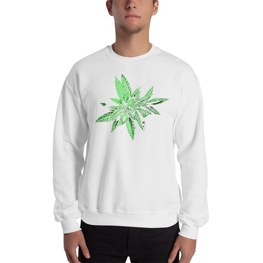 Target Leaf Cannabis Plant Unisex Sweatshirt
