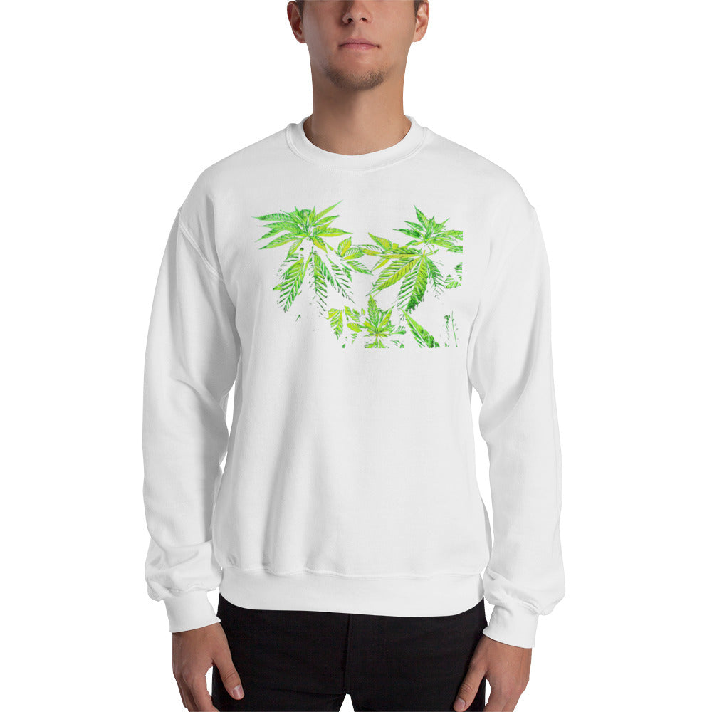 Vegetative Cannabis Plants Unisex Sweatshirt