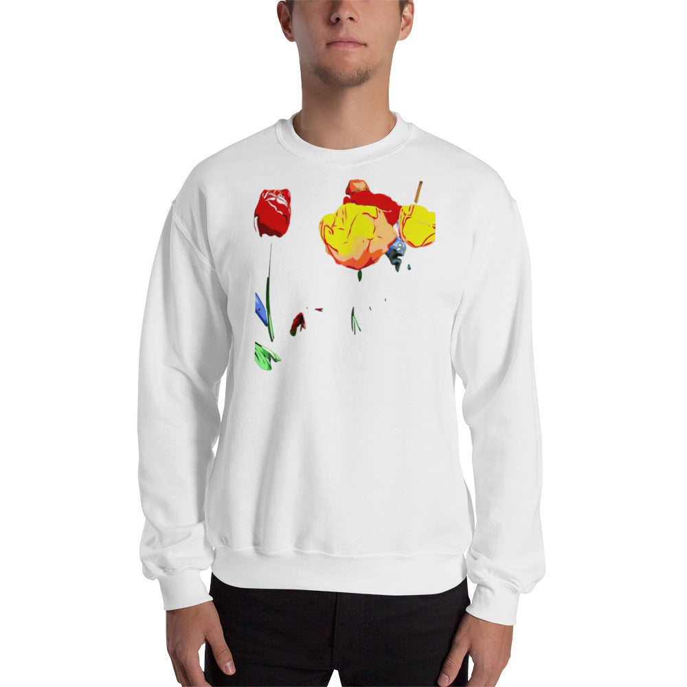 Mix of Tulip Flowers Unisex Sweatshirt