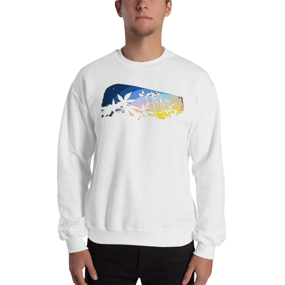 Cannabis and Starflower Moon Unisex Sweatshirt