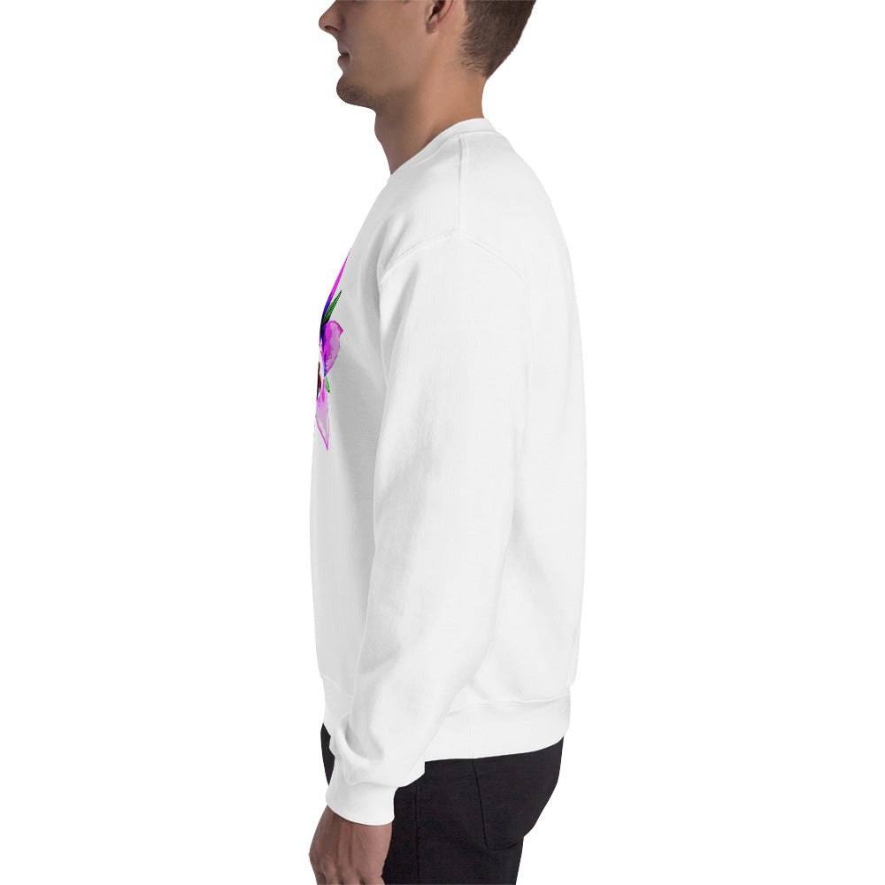 Pink Starflower Unisex Sweatshirt