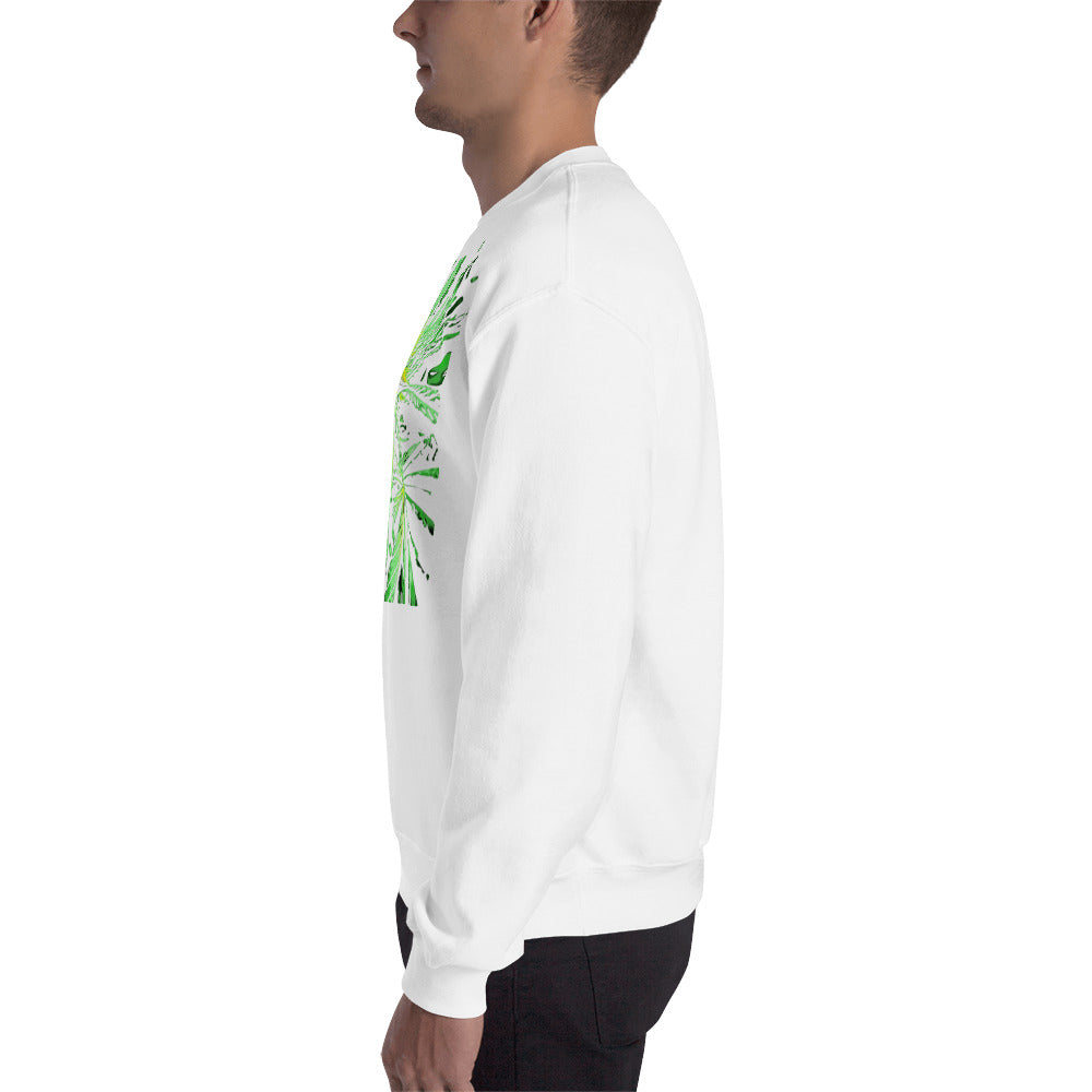 Seeded Flowering Cannabis Plant Unisex Sweatshirt