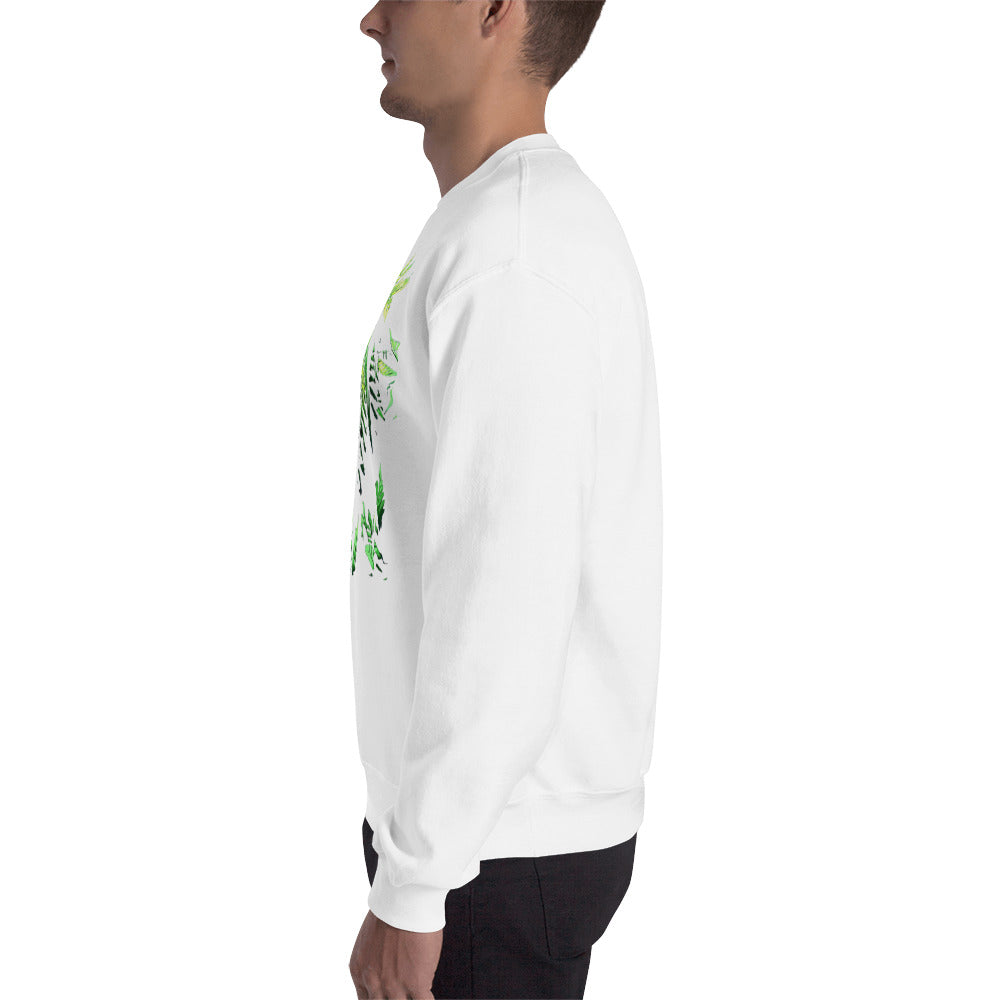 Praying Vegetative Cannabis Plant Unisex Sweatshirt