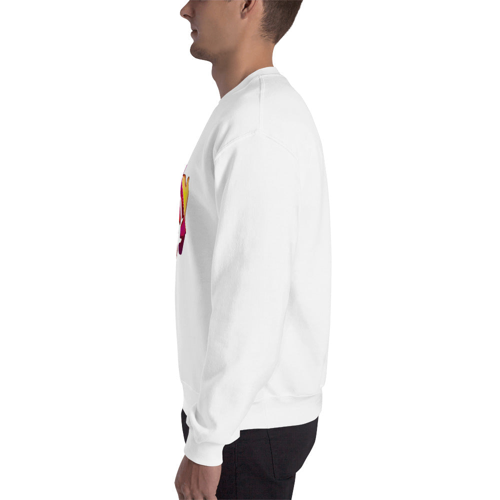 Purple Tulip Flower Unisex Sweatshirt