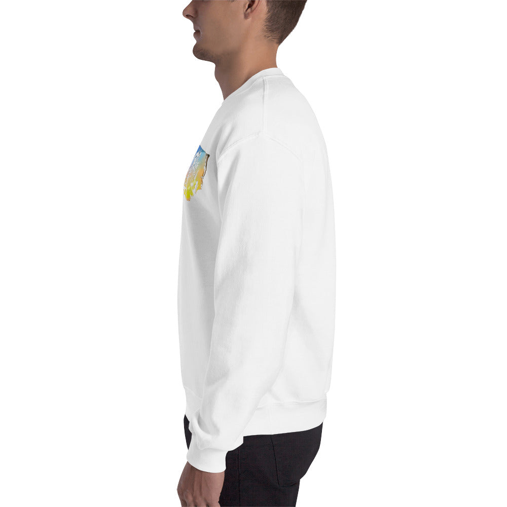 Cannabis and Starflower Moon Unisex Sweatshirt
