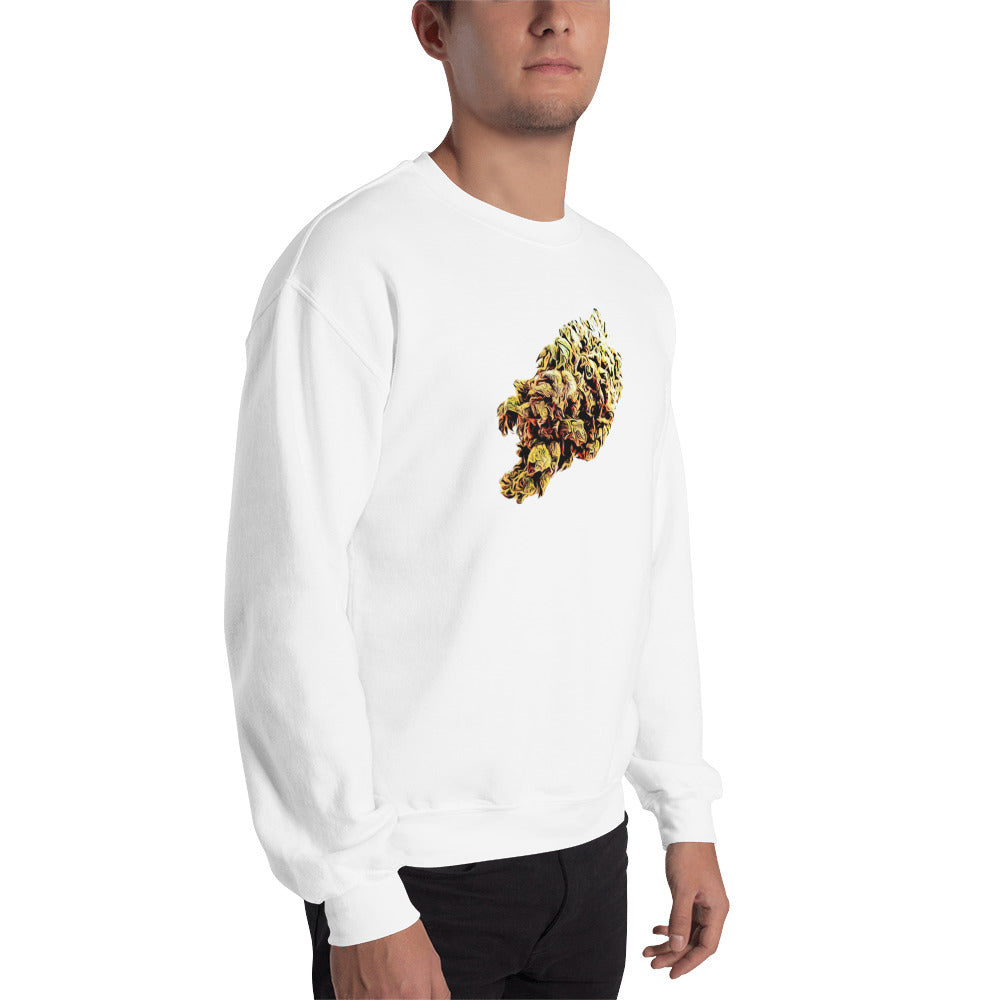 Homegrown Haze Cannabis Plant Unisex Sweatshirt