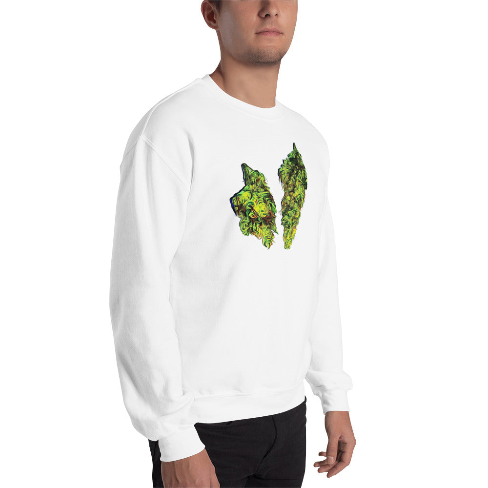 Homegrown Cannabis Flowers Unisex Sweatshirt