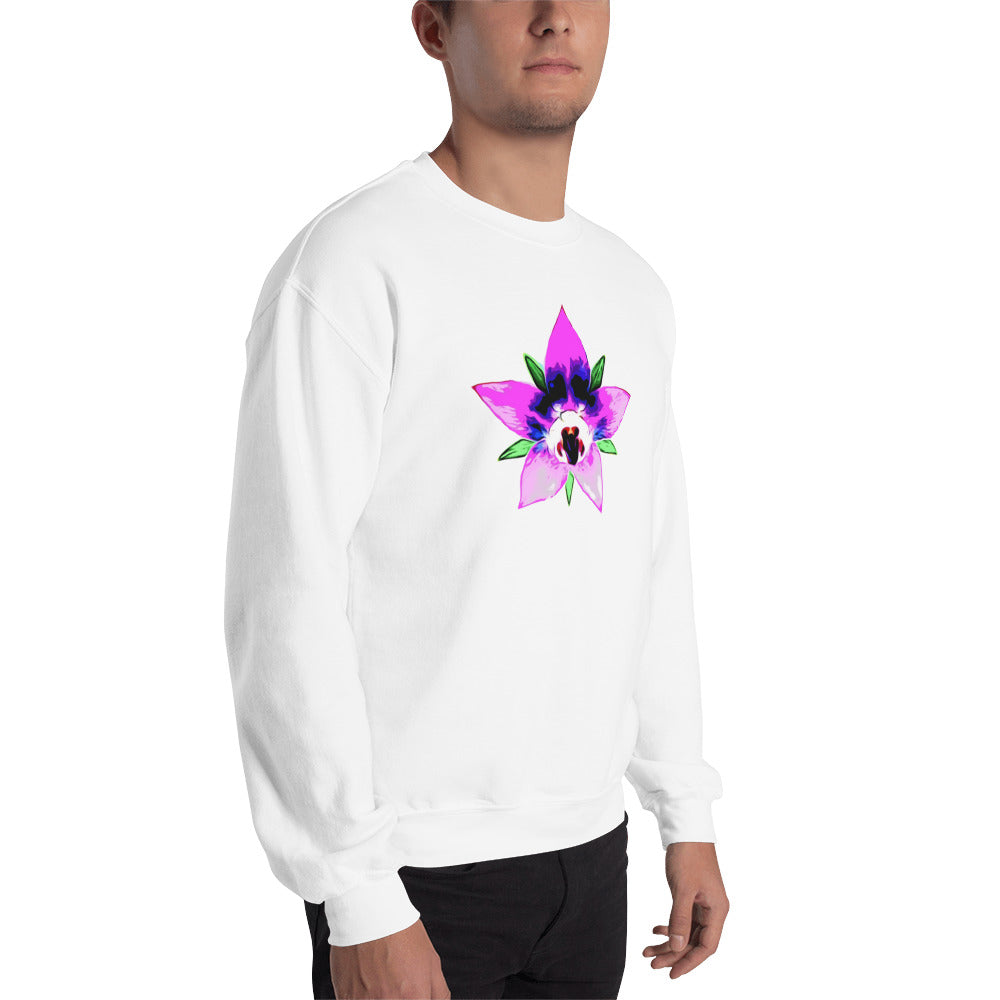 Pink Starflower Unisex Sweatshirt