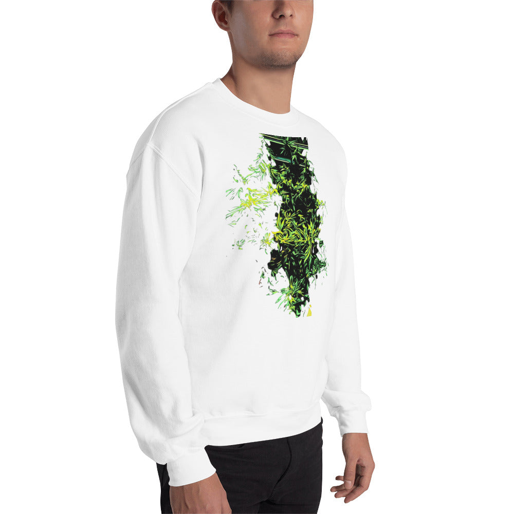 Monster Bush Cannabis Plant Unisex Sweatshirt
