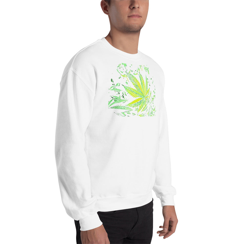 Big Cannabis Leaf Unisex Sweatshirt