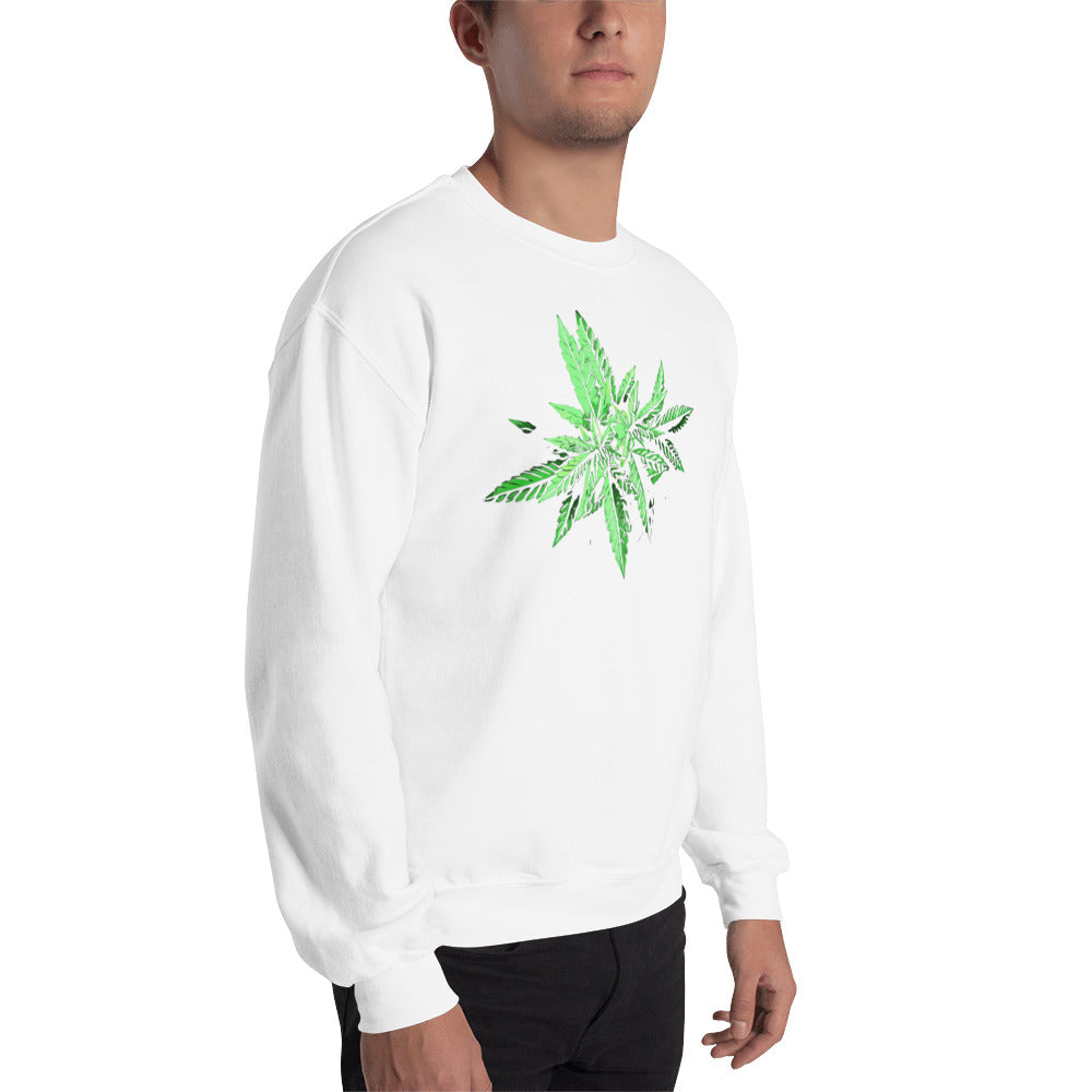 Target Leaf Cannabis Plant Unisex Sweatshirt