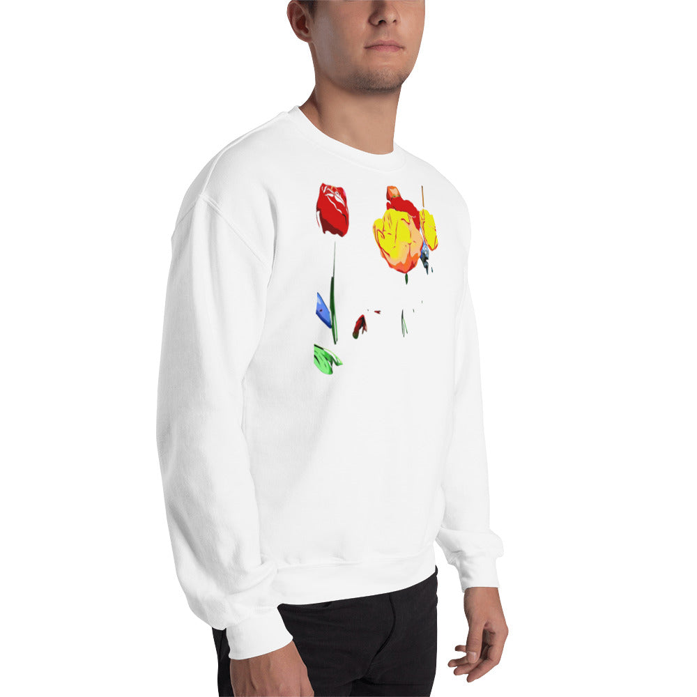Mix of Tulip Flowers Unisex Sweatshirt