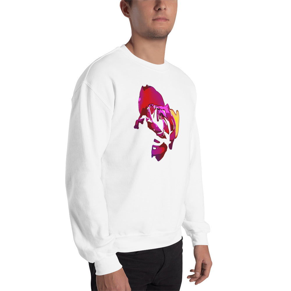 Purple Tulip Flower Unisex Sweatshirt
