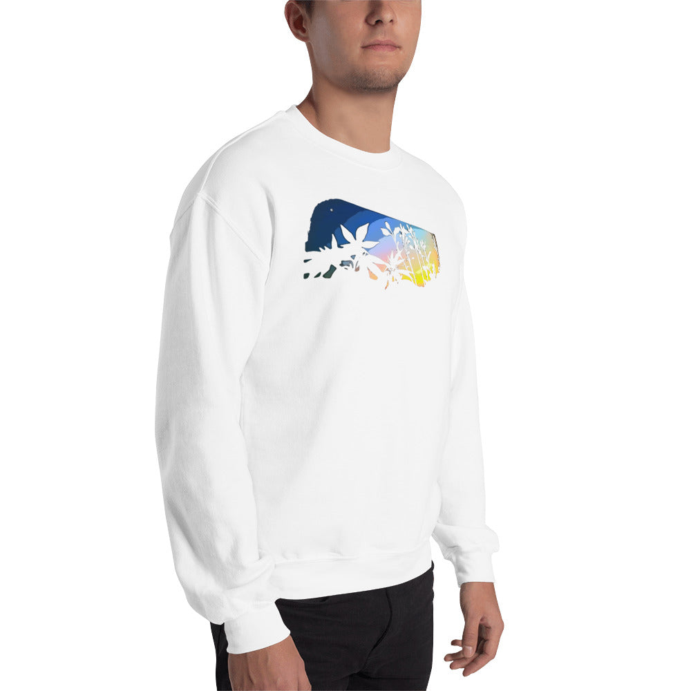 Cannabis and Starflower Moon Unisex Sweatshirt