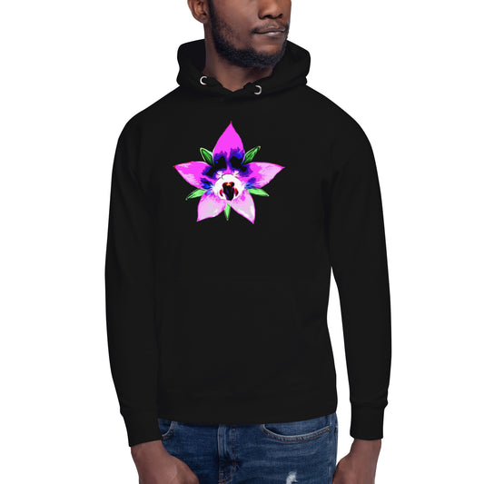 Pink Starflower Unisex Hoodie