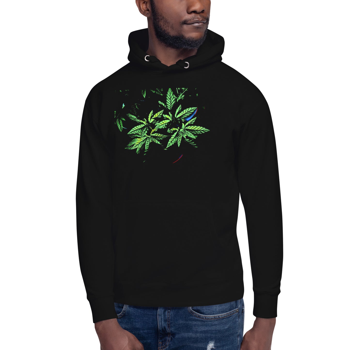 Butterfly Leaf Cannabis Plant Unisex Hoodie
