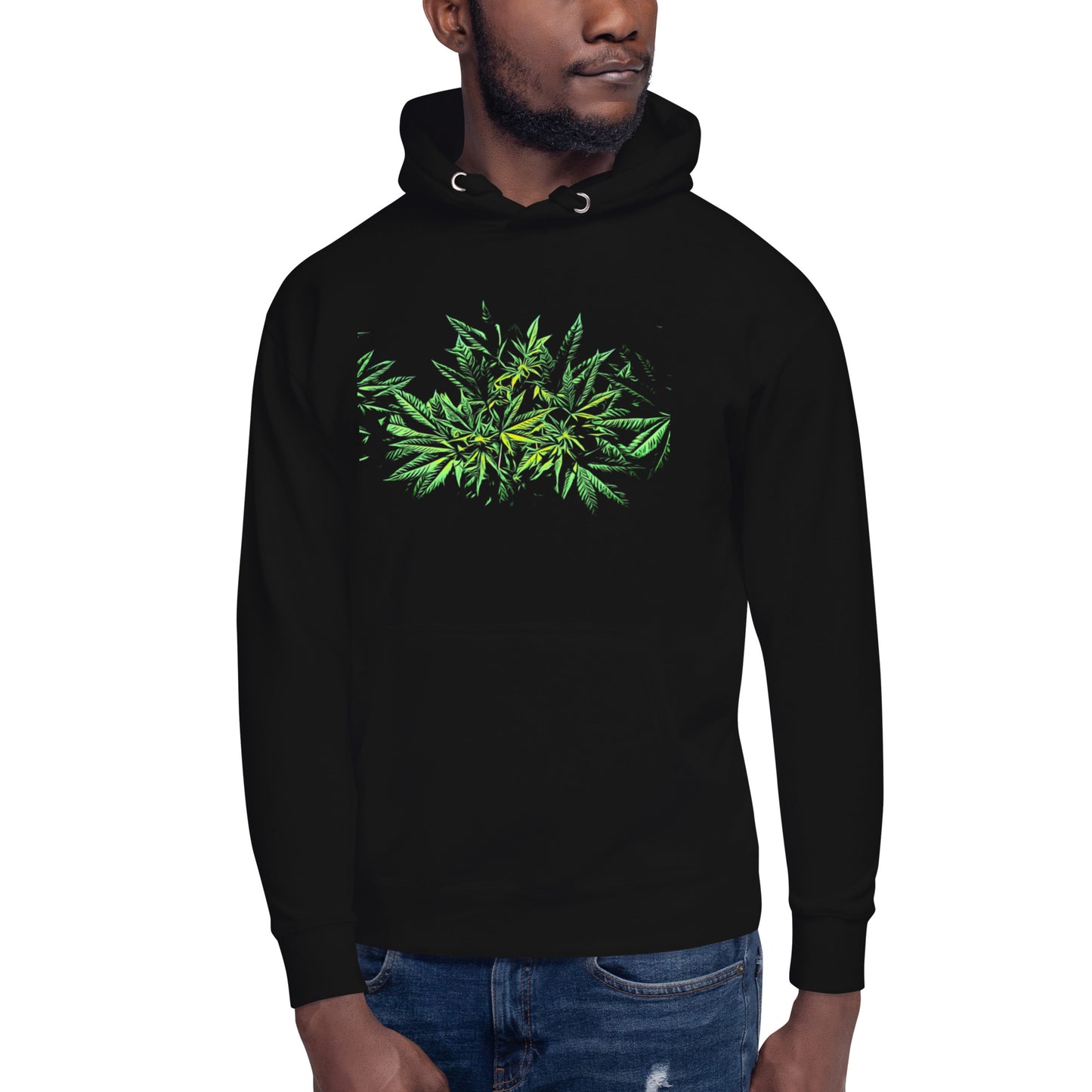 Flowering Hybrid Cannabis Plant Unisex Hoodie