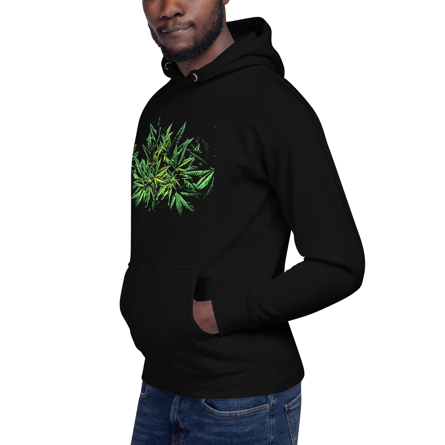 Flowering Hybrid Cannabis Plant Unisex Hoodie