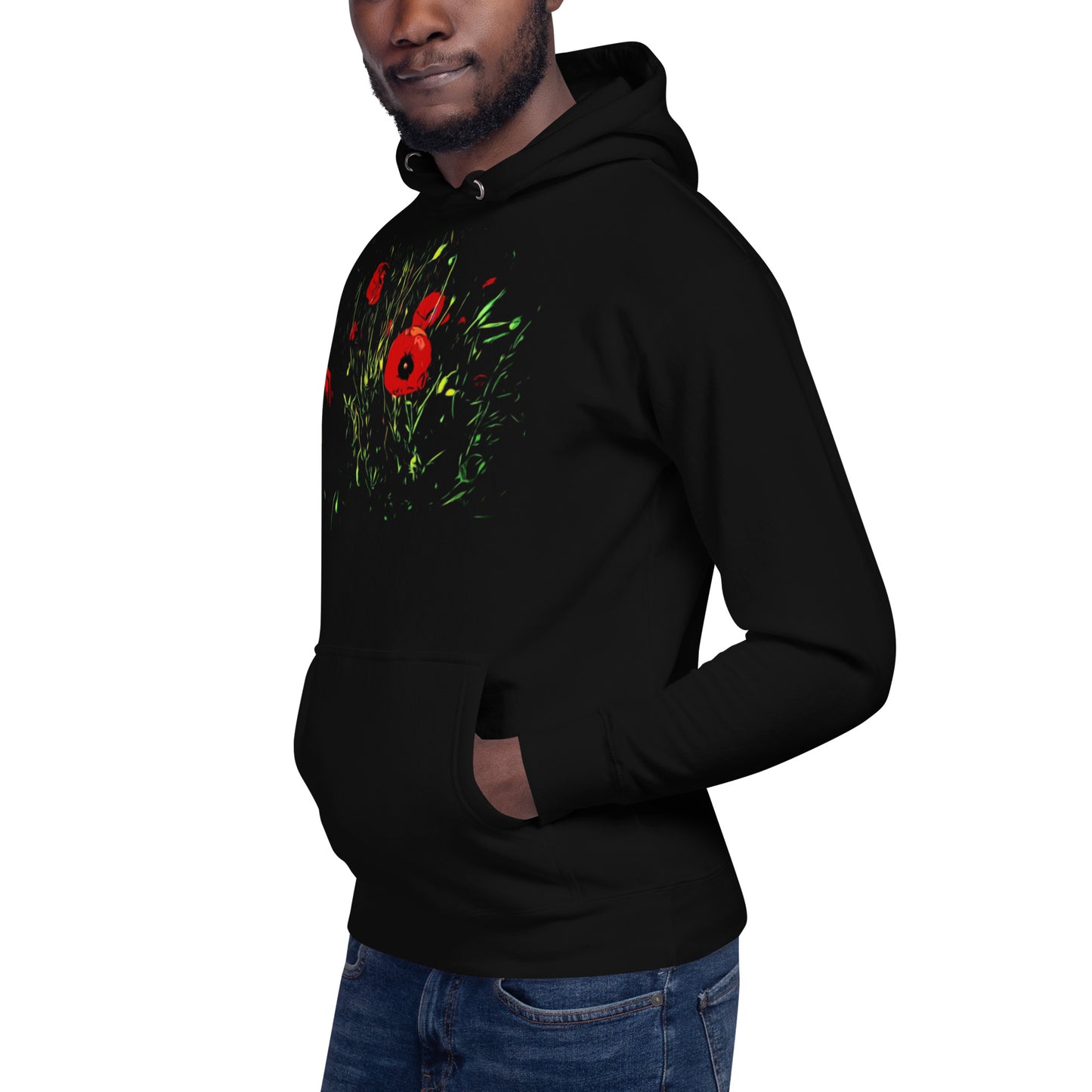 Field of Red Poppy Flowers Unisex Hoodie