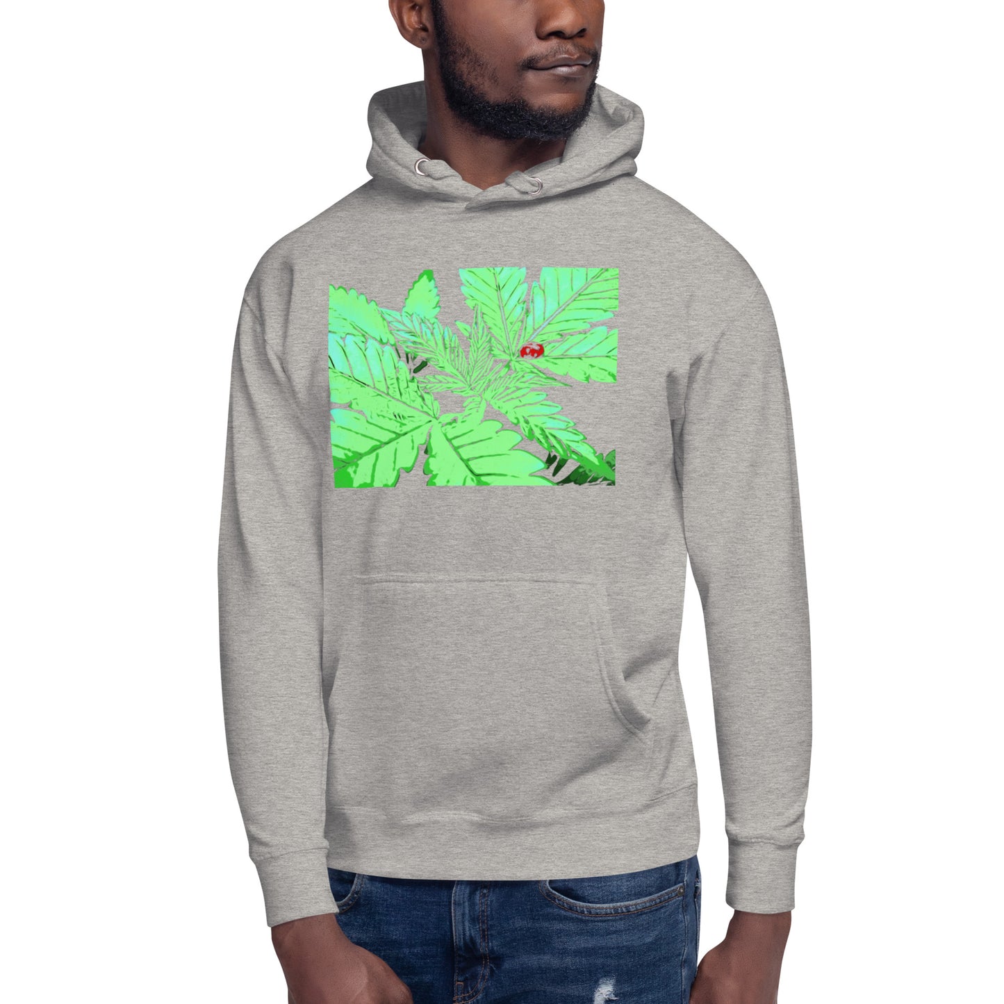 Ladybug Cannabis Plant Unisex Hoodie