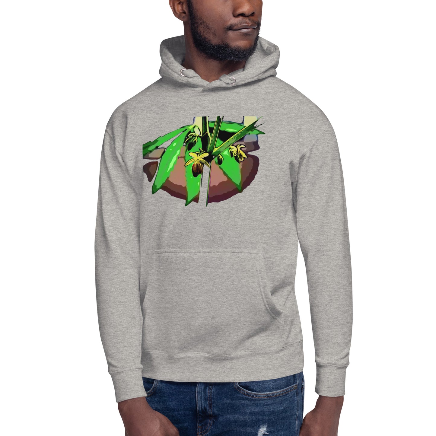 Male Flowering Cannabis Plant Unisex Hoodie