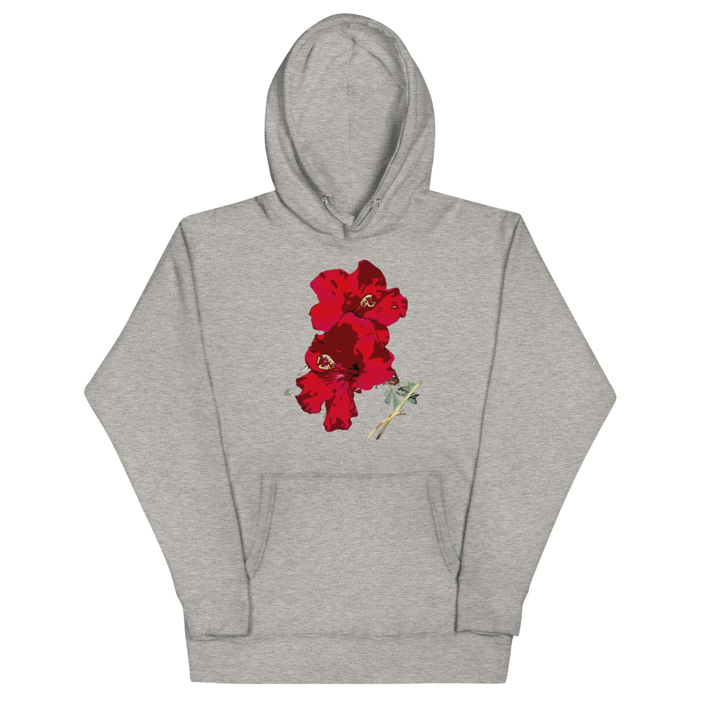 Twin Hibiscus Flowers Unisex Hoodie