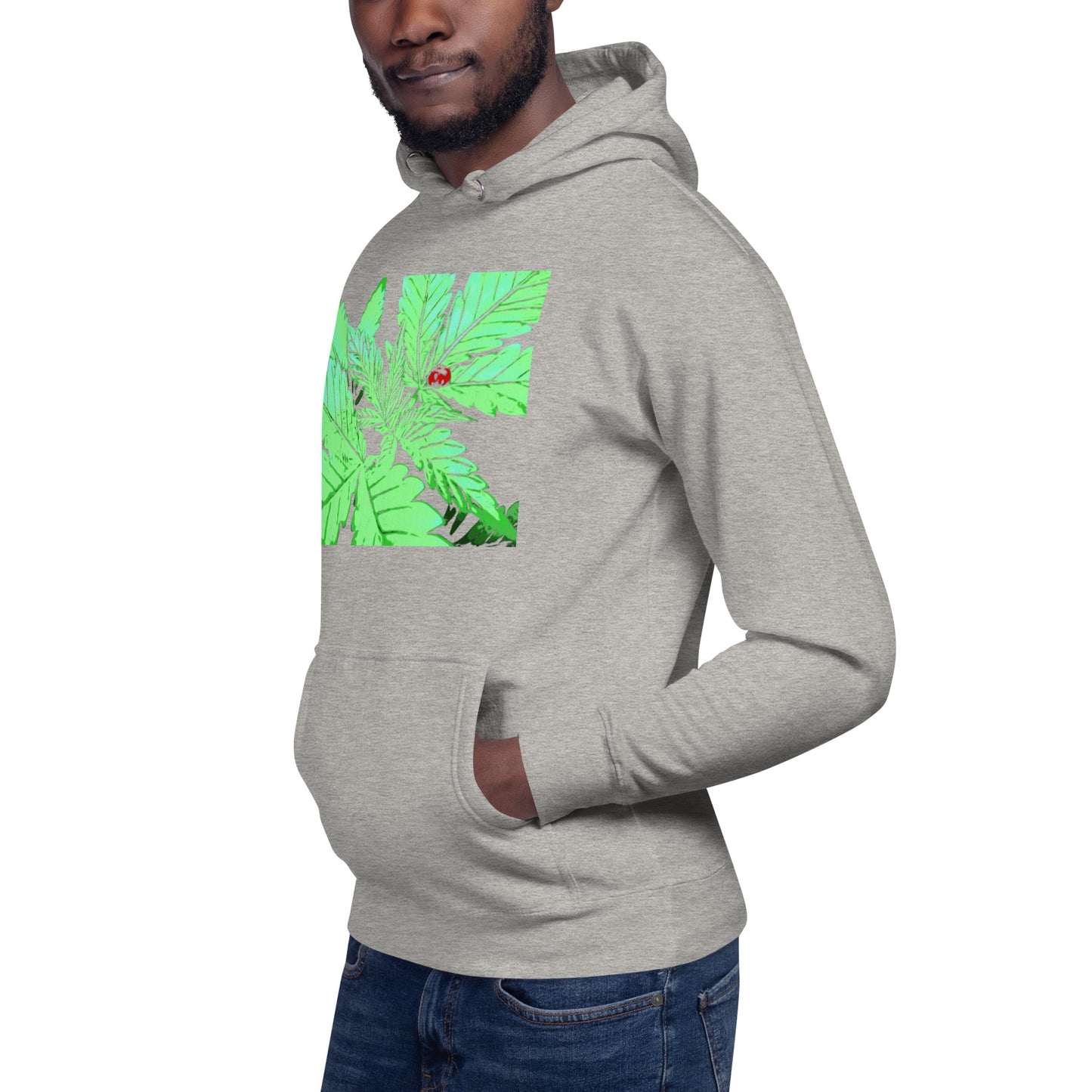 Ladybug Cannabis Plant Unisex Hoodie