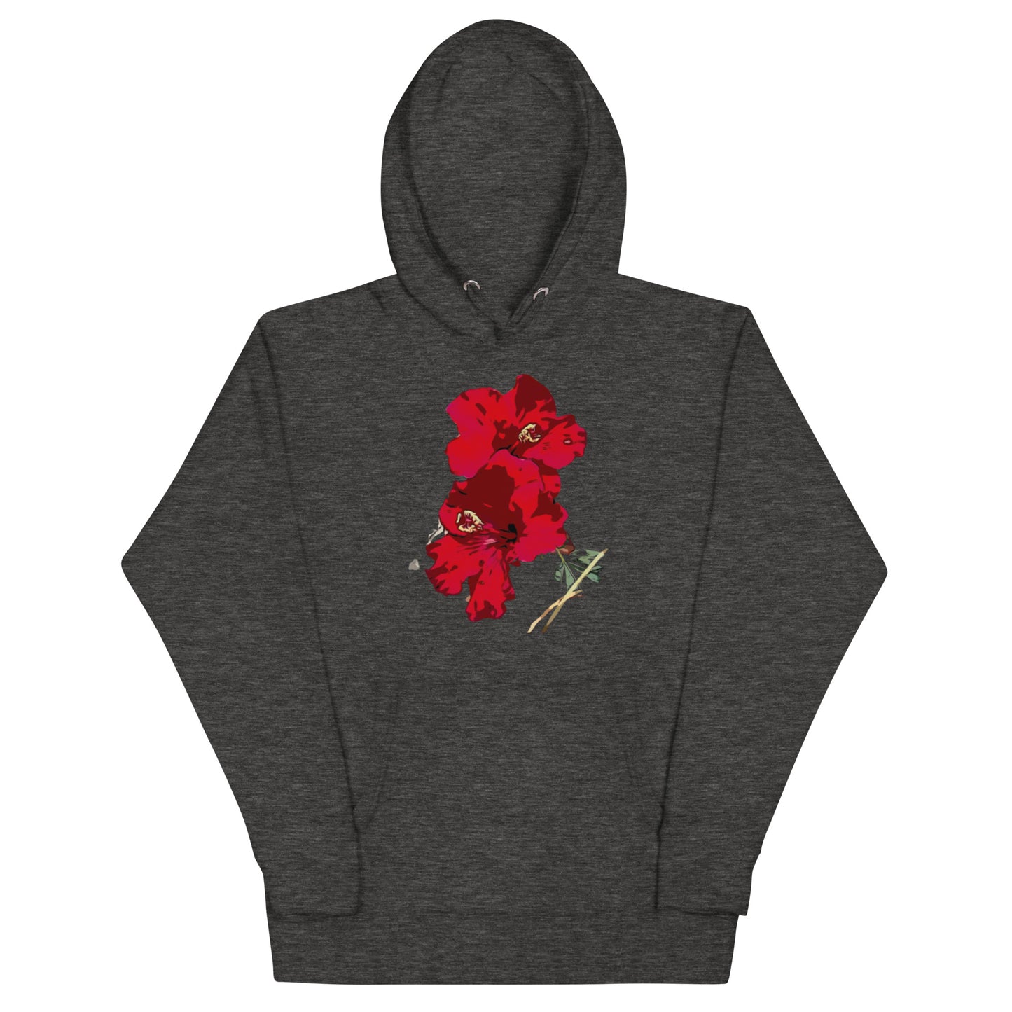 Twin Hibiscus Flowers Unisex Hoodie