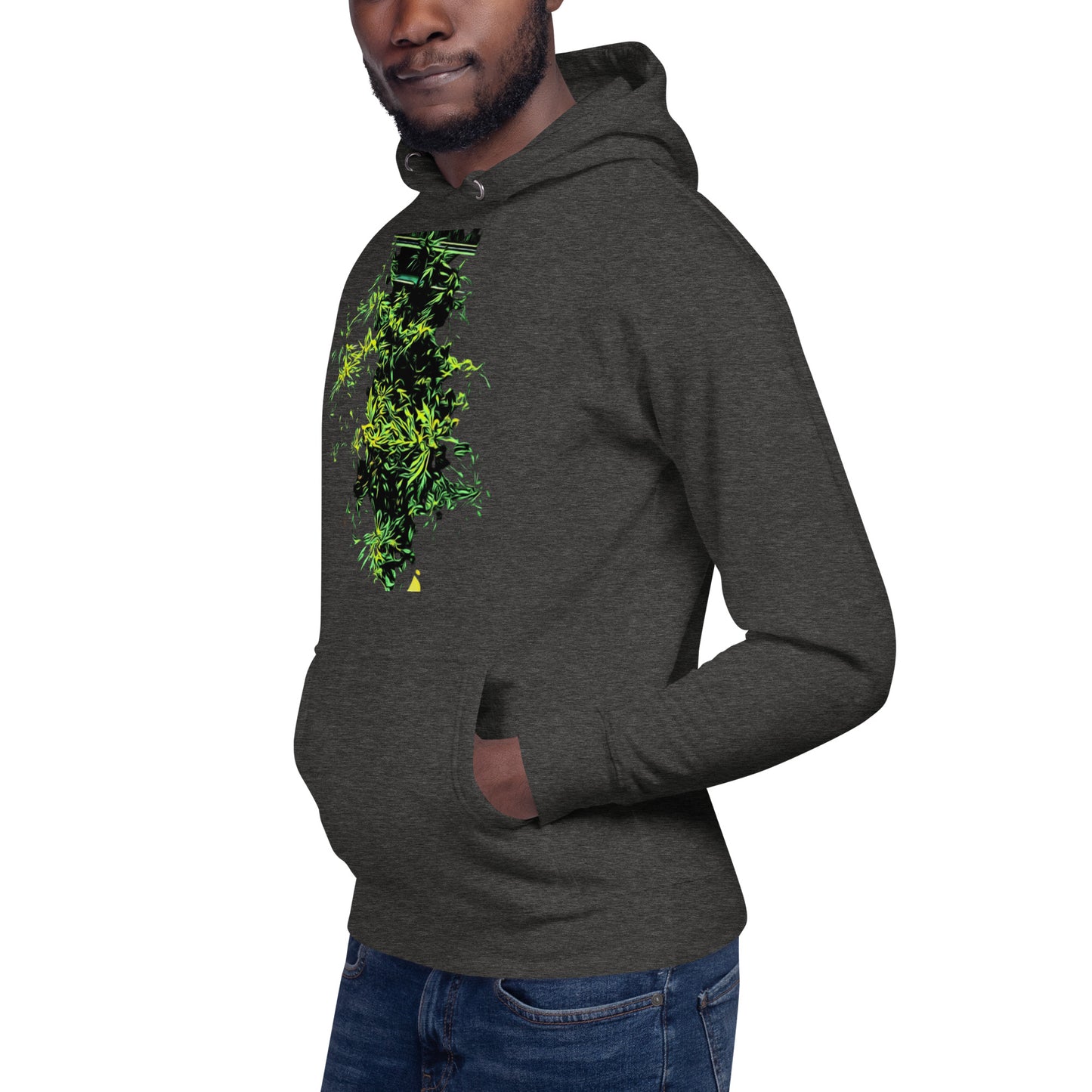 Monster Bush Cannabis Plant Unisex Hoodie