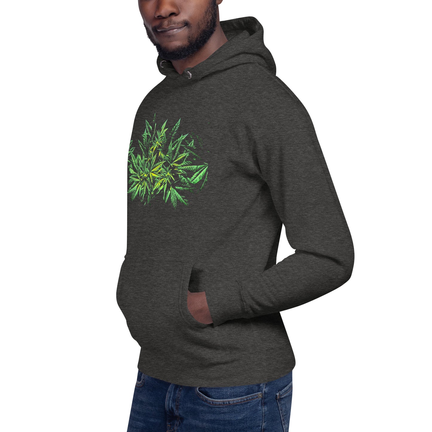 Flowering Hybrid Cannabis Plant Unisex Hoodie