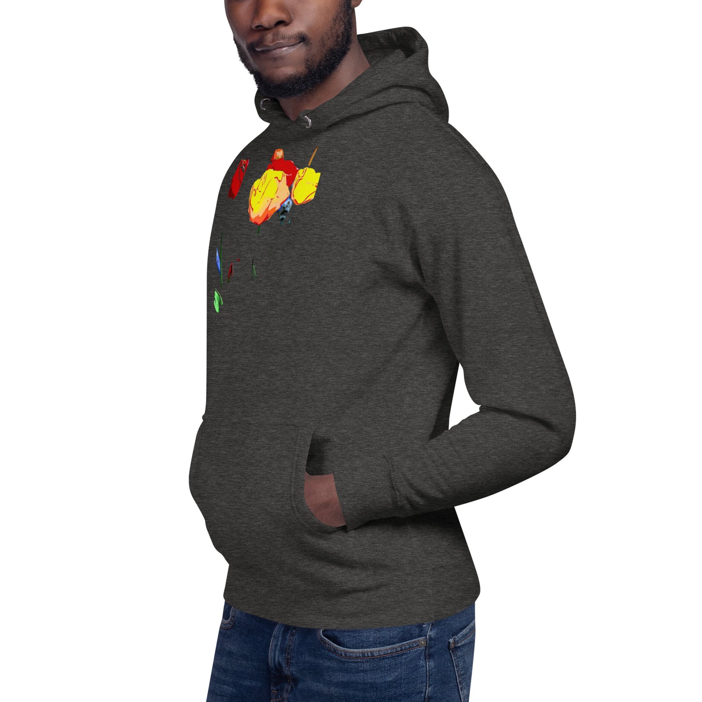 Mix of Tulip Flowers Unisex Hoodie